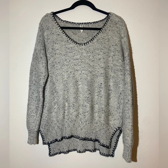 Grey Knit Sweater - Picture 1 of 2